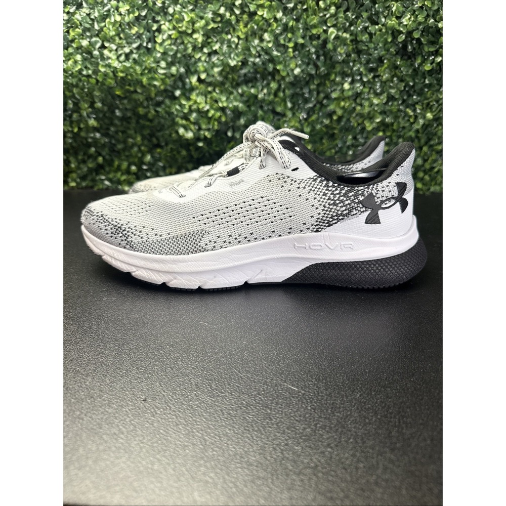 Under Armour Turbulence 2 Mens 9.5 White Black Running Shoes 3026520-105